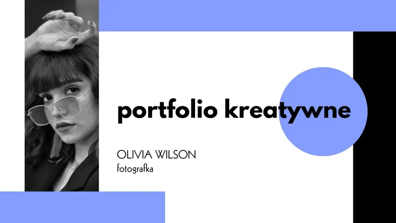 Olivia Wilson, fotografka, prezentuje swoje portfolio kreatywne.